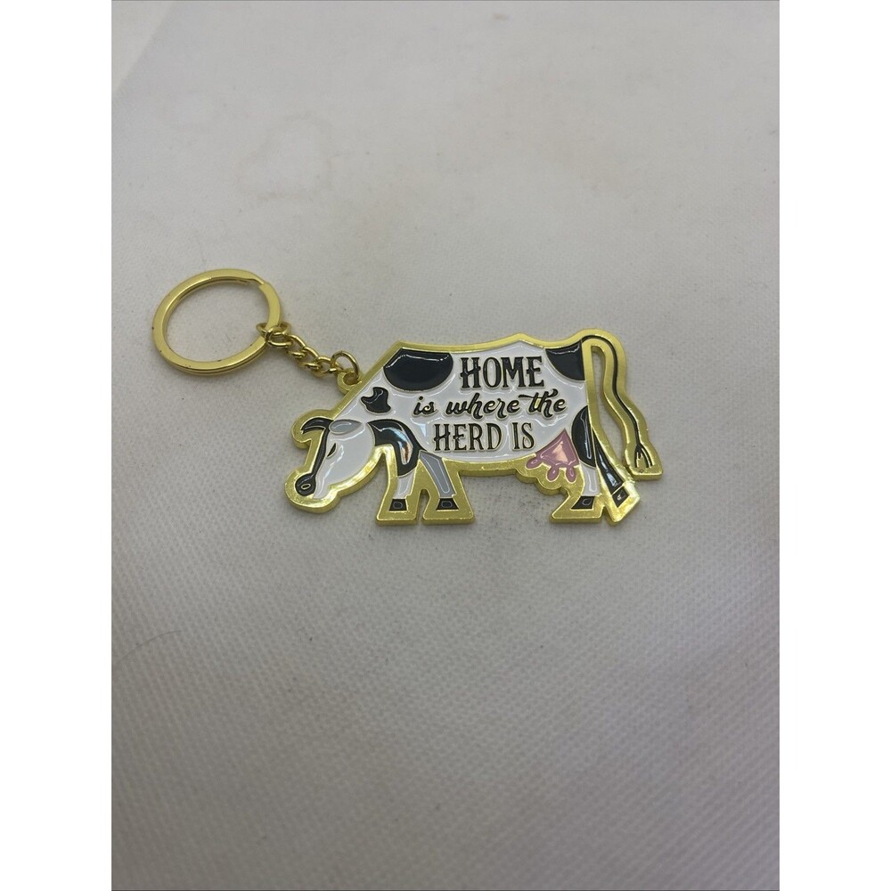 Home Is Where The Herd is - Novelty Keychain
